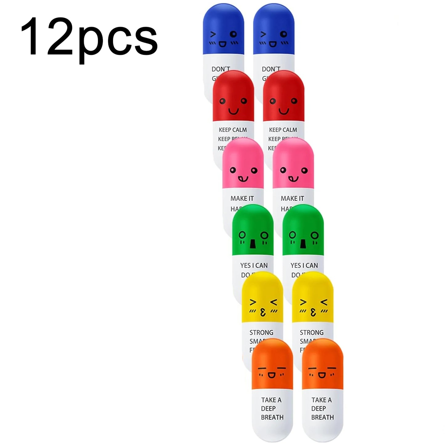 Lot de 12 Stylos Pilules